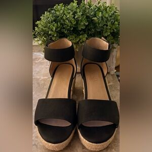 Naturalizer Black Espadrille Sandals. Size 8.5 👋